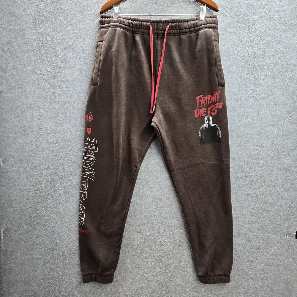 Shoe Palace x Friday The 13th Men‎ Activewear Pants XL Brown Jogger
